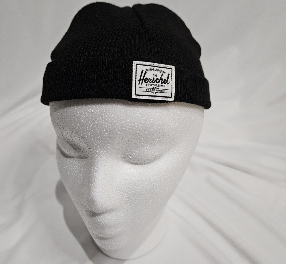 Herschel Supply Company Black Knit Beanie OS